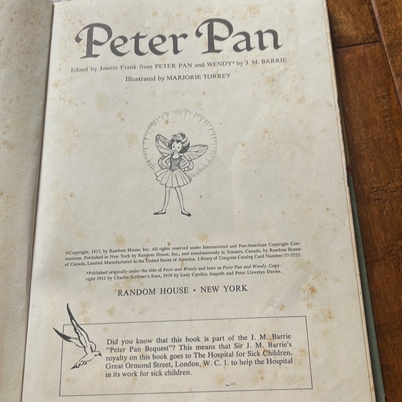 Peter Pan /Alice in wonderland 1955 original book vintage - Picture 2 of 5